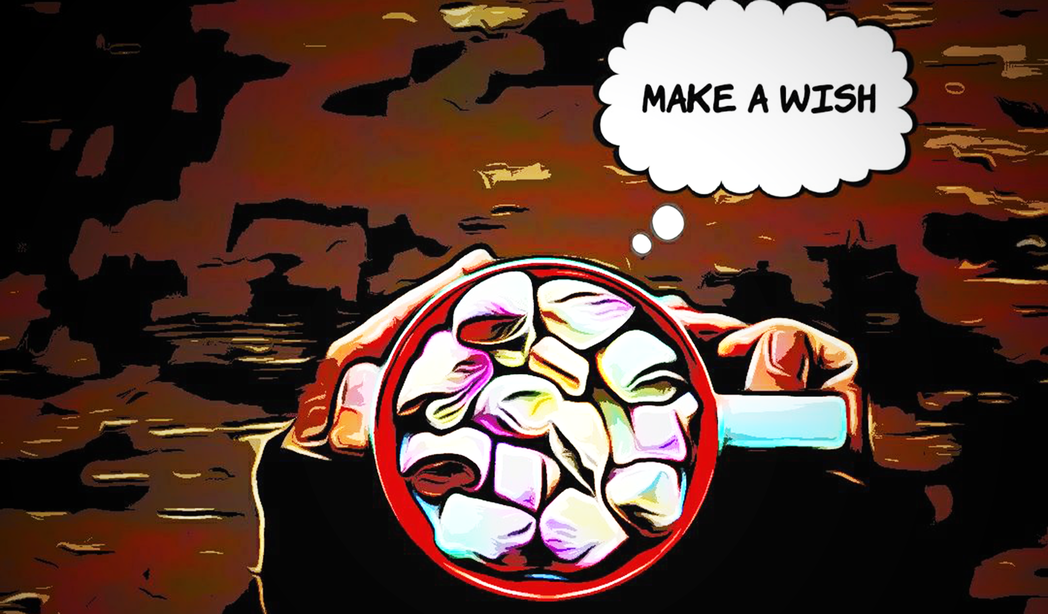 Felicidad relativa en rojo